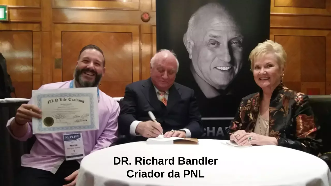 Mário Eichner com Dr. Richard Bandler